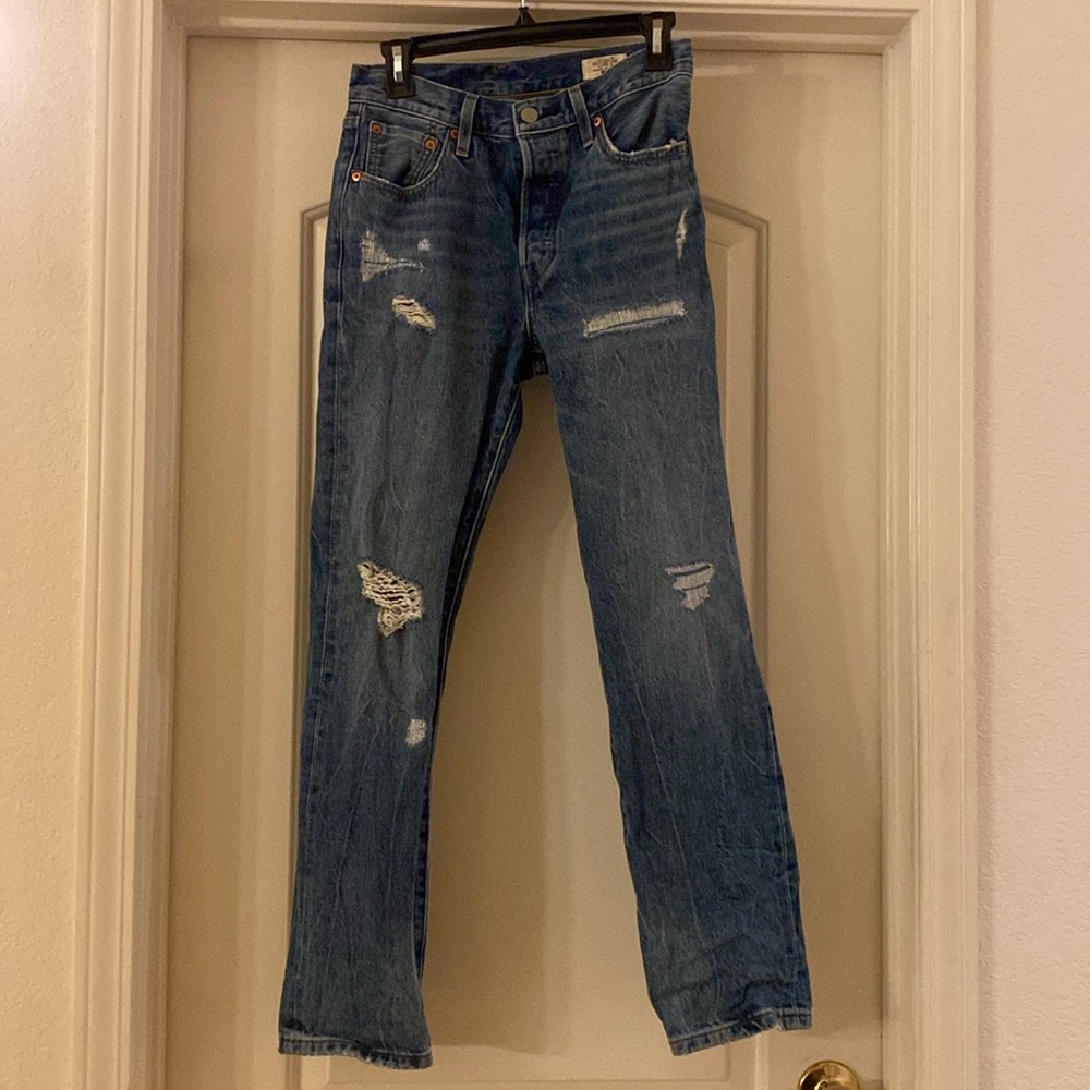 Levi’s 501 150 Anniversary Edition Distressed Jeans Pants Levi Strauss & Co XX‎